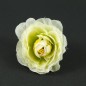 Fleur artificielle sans tige 6cm - Beige / Vert