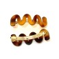 Barrette cheveux ondulée fait main 6cm