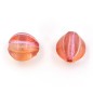 20 perles polygonales acryliques 14mmx13mm - orange irisé 20 perles polygonales acryliques 14mmx13mm - orange irisé