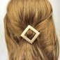 Attache cheveux carré 6cm Attache cheveux carré 6cm