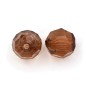 10 grosses perles rondes à facettes en acrylique 17mm marron 10 grosses perles rondes à facettes en acrylique 17mm marron