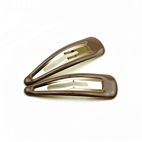 Lot de 2 pinces cheveux clic clac 7cm