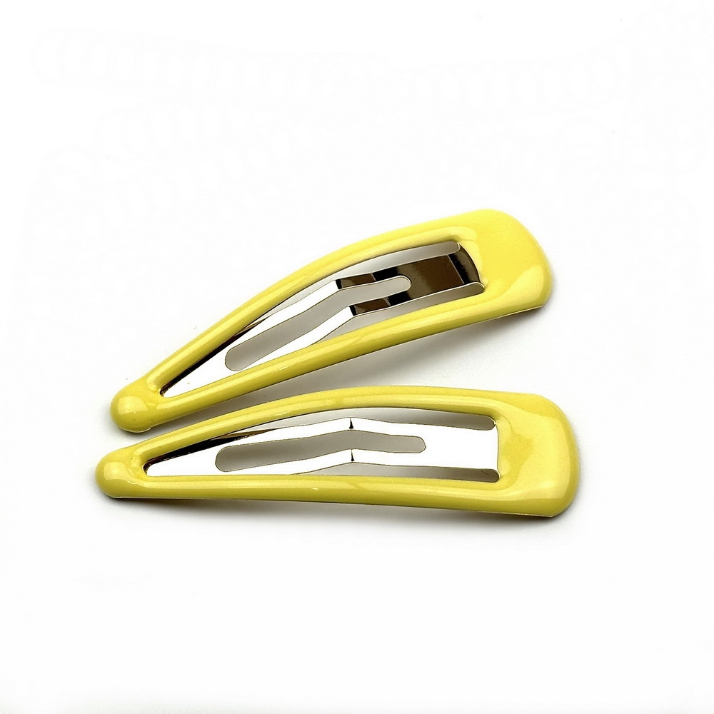 Lot de 2 pinces cheveux clic clac 7cm Lot de 2 pinces cheveux clic clac 7cm