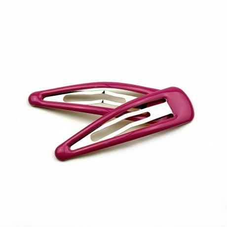 Lot de 2 pinces cheveux clic clac 7cm
