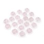 20 perles en acrylique forme citrouille 14mmx11mm - blanc 20 perles en acrylique forme citrouille 14mmx11mm - blanc