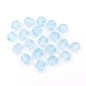 20 perles rondes à facettes en acrylique 10mm bleu 20 perles rondes à facettes en acrylique 10mm bleu