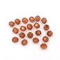 20 perles rondes à facettes en acrylique 10mm marron 20 perles rondes à facettes en acrylique 10mm marron