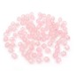 100 perles rondes à facettes en acrylique 6mm rose 100 perles rondes à facettes en acrylique 6mm rose