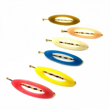 Attache pince cheveux oval 7cm