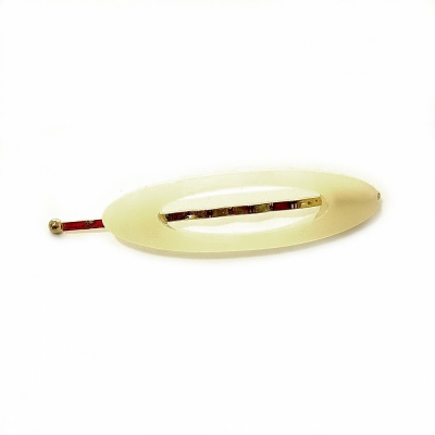 Attache pince cheveux oval 7cm