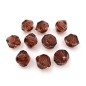 10 grandes perles forme toupie en acrylique 15mmx18mm marron foncé 10 grandes perles forme toupie en acrylique 15mmx18mm marron foncé