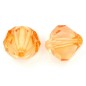 10 perles forme toupie en acrylique 15mmx16mm orange 10 perles forme toupie en acrylique 15mmx16mm orange