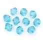 10 perles forme toupie en acrylique 15mmx16mm bleu 10 perles forme toupie en acrylique 15mmx16mm bleu