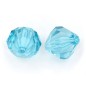 10 perles forme toupie en acrylique 15mmx16mm bleu 10 perles forme toupie en acrylique 15mmx16mm bleu