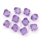 10 perles forme toupie en acrylique 15mmx16mm violet 10 perles forme toupie en acrylique 15mmx16mm violet