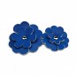 Barrette 2 fleurs cuir Barrette 2 fleurs cuir