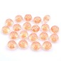 20 perles rondes plates acryliques 15mmx10mm - orange 20 perles rondes plates acryliques 15mmx10mm - orange