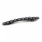 Barrette cheveux antique longue 9cm avec perles à facette