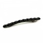 Barrette cheveux antique longue 9cm avec perles à facette