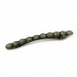Barrette cheveux antique longue 9cm avec perles à facette Barrette cheveux antique longue 9cm avec perles à facette