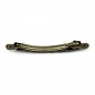 Barrette cheveux antique longue 9cm avec perles à facette