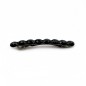Barrette cheveux antique 7cm avec perles à facette Barrette cheveux antique 7cm avec perles à facette
