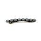 Barrette cheveux antique 7cm avec perles à facette Barrette cheveux antique 7cm avec perles à facette