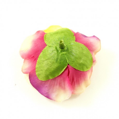 Fleur artificielle sans tige 6cm - Rose