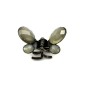 Pince cheveux papillon antique avec perles à facette