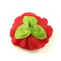 Fleur artificielle sans tige 6cm - Rouge