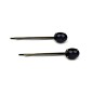 Lot de 2 pinces cheveux antique 5cm avec perle ovale à facette
