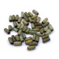 50 perles tubulaires en résine 12x6mm - vert céladon 50 perles tubulaires en résine 12x6mm - vert céladon