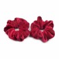 Lot de 2 chouchous velours 8cm - rouge Lot de 2 chouchous velours 8cm - rouge