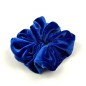 Gros chouchou velours 13cm - bleu royal Gros chouchou velours 13cm - bleu royal