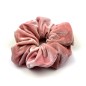 Gros chouchou velours 13cm - vieux rose