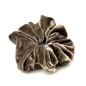 Gros chouchou velours 13cm - marron clair Gros chouchou velours 13cm - marron clair