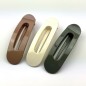 Lot de 3 pinces cheveux clip - marron crème vert Lot de 3 pinces cheveux clip - marron crème vert