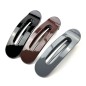 Lot de 3 pinces cheveux clip 11cm - noir bordeaux gris Lot de 3 pinces cheveux clip 11cm - noir bordeaux gris