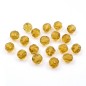 20 perles rondes à facette en acrylique 8mm - ambre 20 perles rondes à facette en acrylique 8mm - ambre