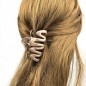 Lot de 3 grande pinces cheveux - marron crème vert olive Lot de 3 grande pinces cheveux - marron crème vert olive