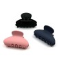 Lot de 3 pinces cheveux mat 7cm - rose marine noir Lot de 3 pinces cheveux mat 7cm - rose marine noir