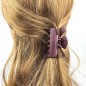 Lot de 3 pinces cheveux mat 6.5cm - bordeaux rose marine Lot de 3 pinces cheveux mat 6.5cm - bordeaux rose marine