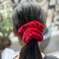 Gros chouchou velours 13cm - rouge Gros chouchou velours 13cm - rouge
