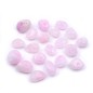 20 perles polygonales en quartz - rose 20 perles polygonales en quartz - rose