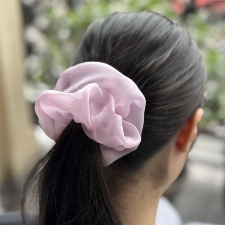 Gros chouchou organza 12cm