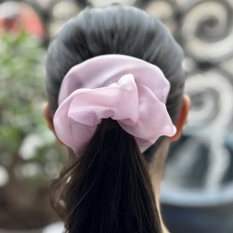 Gros chouchou organza 12cm