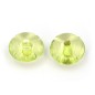 20 perles rondes plates en acrylique 10x5mm - vert 20 perles rondes plates en acrylique 10x5mm - vert