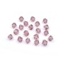 20 perles toupille en acrylique 8mm - mauve