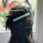 Barrette cheveux rectangulaire fait main 10cm