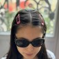 Lot de 2 pinces cheveux clic clac 7cm